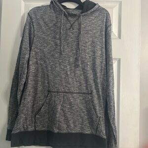 Urban Pipeline Hoodie Men's Size Large Gray Black Long Sleeve Casual Pullover